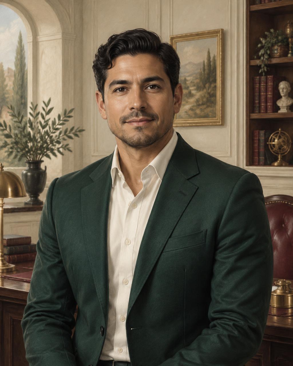 Illustrated profile for Mateo R., Estate Planning Intake Specialist